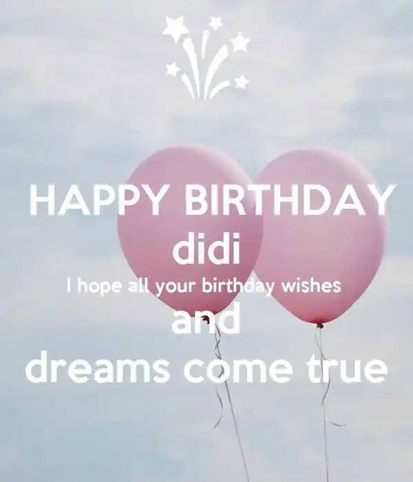 Simple-Birthday-Wishes-For-Didi.tring