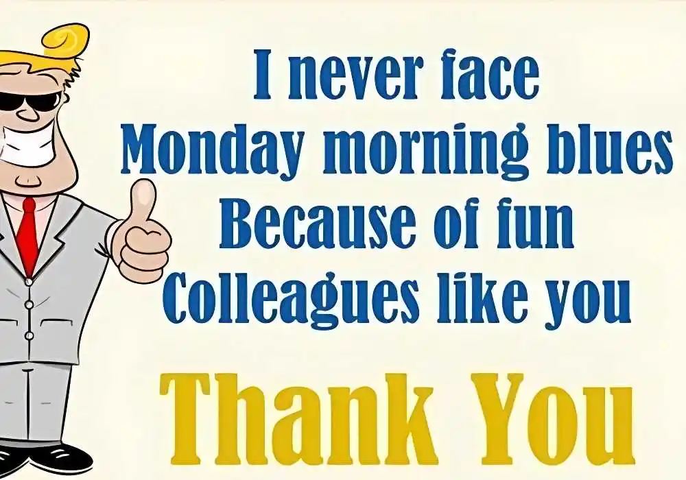 Funny Thank You Wishes to Colleagues.tring