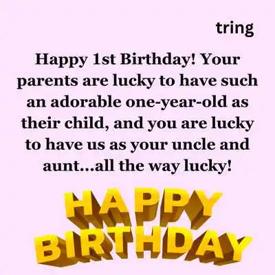 1 Year Niece Birthday Wishes.png 1 Year Niece Birthday Wishes