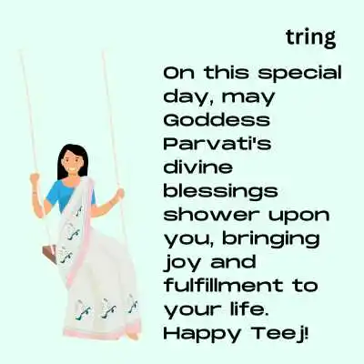 Joyful Hartalika Teej wishes