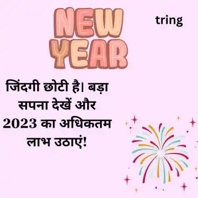 Short New Year Wishes in Hindi