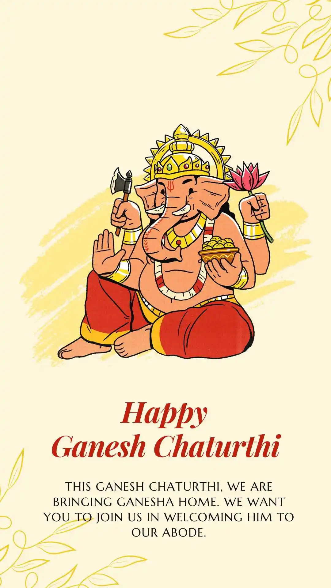 60+ Ganpati Invitation Messages for Cards, WhatsApp and Text