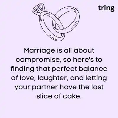 Sarcastic Wedding Reception Wishes