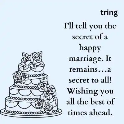 Funny Reception Wishes 