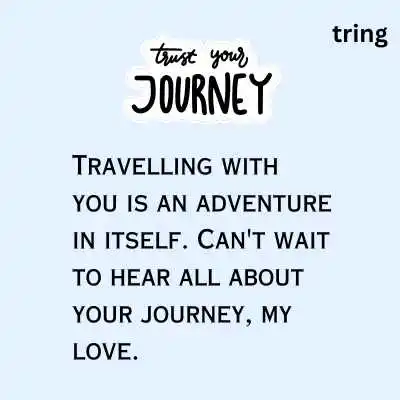 Happy Journey Quotes to Boyfriend