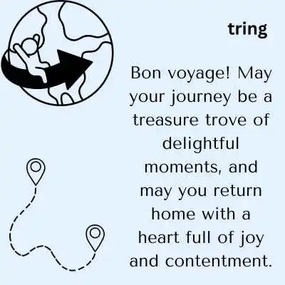 Happy Journey Wishes in English