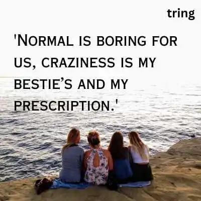 Crazy Friends Captions for Instagram