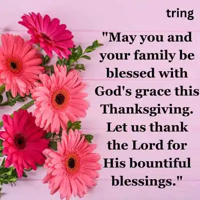 Religious Thanksgiving Messages