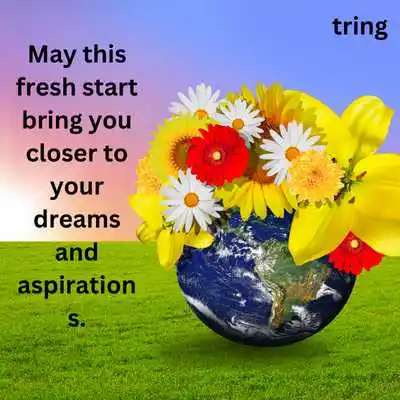 Refreshing New Beginning Wishes