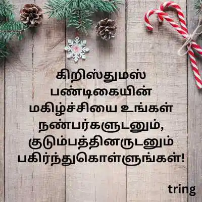 Short Christmas Wishes In Tamil