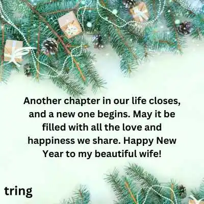 Romantic New Year Wishes for Wife