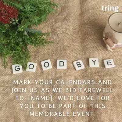 100+ Creative Farewell Invitation Message For Everyone