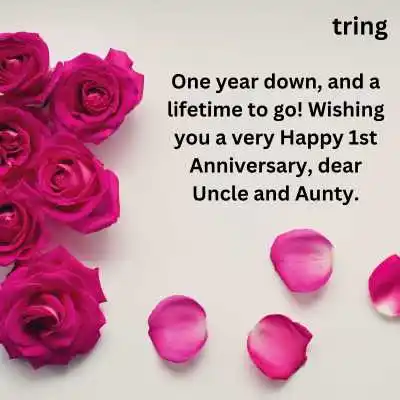 1st Anniversary Wishes For Uncle and Aunty .png 1st Anniversary Wishes For Uncle and Aunty