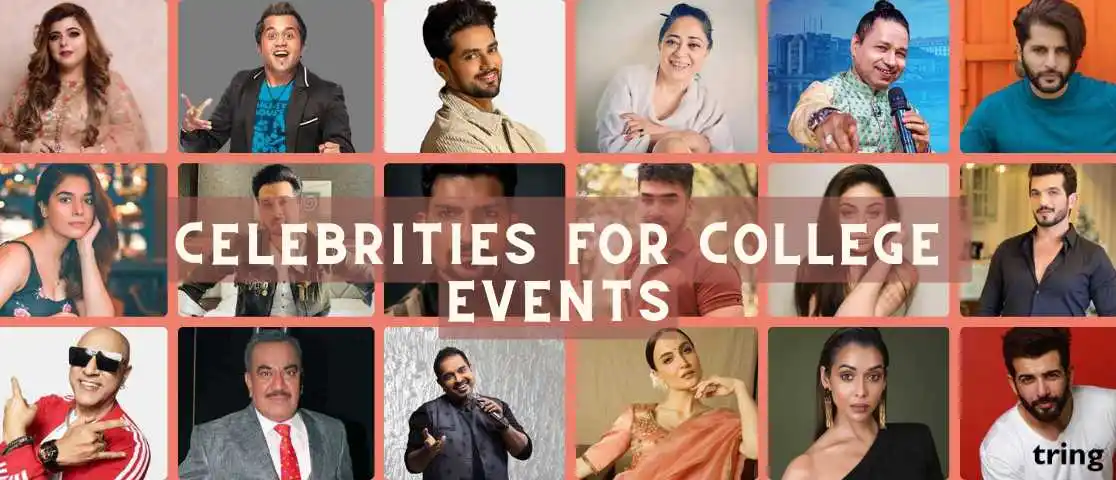 Celebrities for College  events