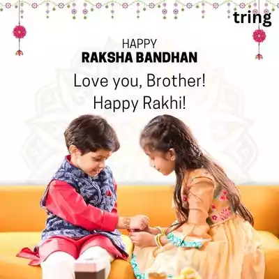 Short Raksha Bandhan Wishes for Brother