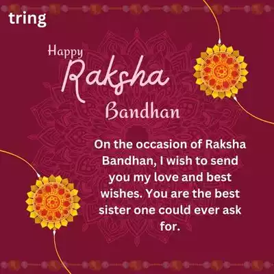Raksha Bandhan Wish For Sister