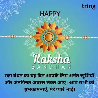 Raksha Bandhan Wishes For Brother in Hindi