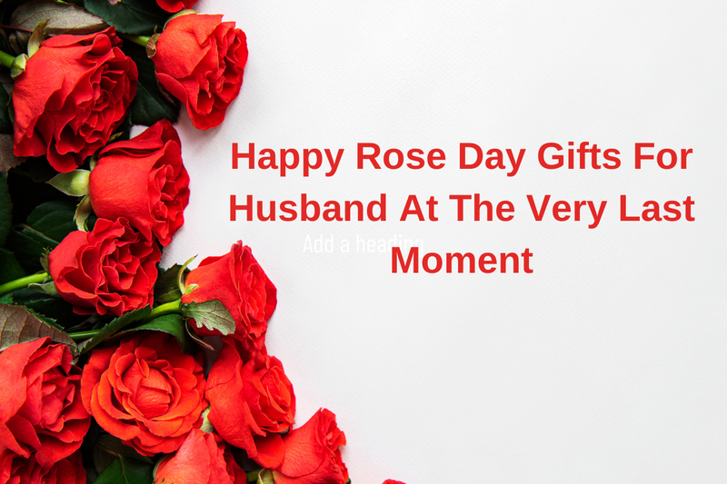 Rose day surprise sales for husband