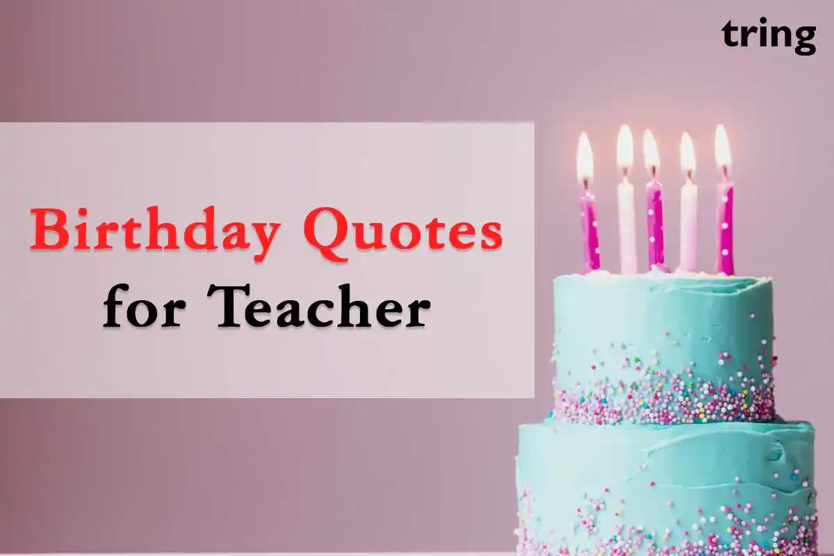 Birthday Quotes for Teacher